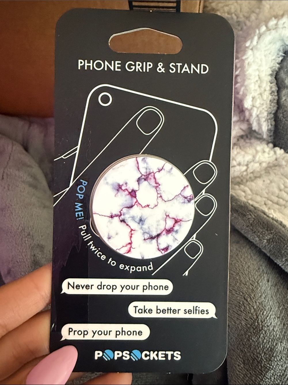NWT 🏷️ | POPSOCKETS | Phone Grip & Stand - Blood Marble